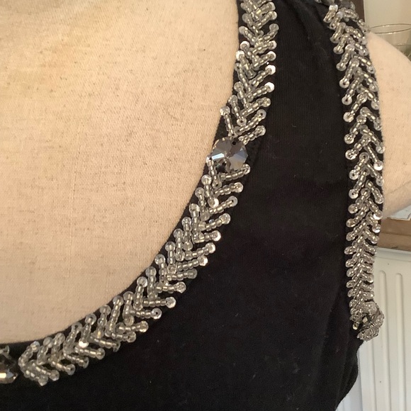 CASUAL LIVING VINTAGE TANK TOP WITH BEADED NECKLINE AND BACK. SIZE MEDIUM - Picture 14 of 16